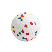 Bite Resistant Dog Ball High Elasticity E-TPU Pet Chew Toy Non Squeak Interactive Puppy Toys 6.5cm red