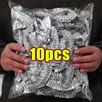 Aluminum Foil Film Food Cover Food Grade Fresh-Keeping Storage Bag Insulation Lid for Fruit Vegetable Kitchen Food Preservation Reusable 10PCS