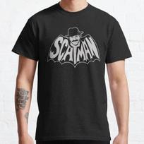 Scatman Retro Vintage Juokingas Humoras Klasikiniai Marškinėliai S-3XL 3XL
