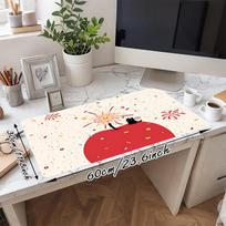 1PC apple fireworks Oversized Mouse Pad - Non-Slip Rubber Base Perfect for OfficeIdeal Gift for Gaming Enthusiasts,321A 30cmx60cm(11.8x23.6inch)