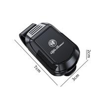 ZOPJT1 Car Glasses Clip Sun Visor Eyeglasses Sunglasses Holder Auto Interior Accessorie For Alfa Romeo 4C 159 166 Giulietta 156 147 GT