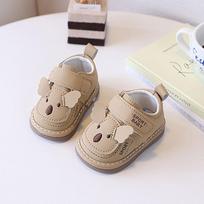 Infant Baby Walker Shoes With Magic Tape Closure For Boys Girls Summer And Winter Use 16 chaki