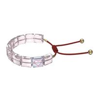 Swarovski Letra Heart Gold Tone Pink Bracelet Women's 5615001 auksas