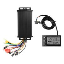 36V 48V 64V 750-1500W Elektrinio dviračio bešepetėlio variklio valdiklis Trijų režimų tvarkyklė Sinusinės bangos bešepetėlio variklio valdiklis su matuokliu China Mainland