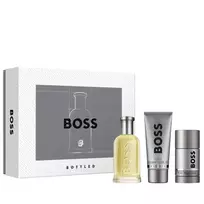 Set Hugo Boss: Boss Bottled, Eau De Toilette, For Men, 100 ml + Boss Bottled, Cleansing, Shower Gel, For All Skin Types, 100 ml + Boss Bottled, Anti-Perspirant, Deodorant Stick, For Men, 75 ml