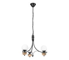 Brilagi - LED pakabinamas šviestuvas ant grandinės COTTAGE 3x G9/40W/230V ąžuolas/balta