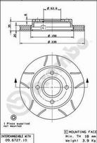BREMBO Stabdžių diskas XTRA LINE - Max 09.6727.77