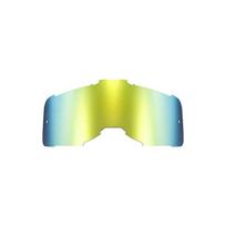 LS2 AURA GOGGLE VISOR IRIDIUM YELLOW veidrodinis geltonas stikliukas
