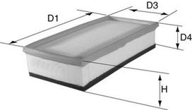 DAVID VASCO Oro filtras Air cleaner A106