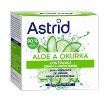 Astrid Refreshing day and night cream Aloe and cucumber 50 ml 50ml drėkinamasis veido kremas
