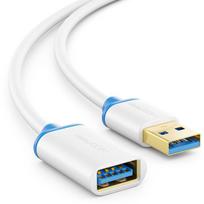 Deleycon Usb 3.0 prailginimo laidas, 2m, baltas/mėlynas