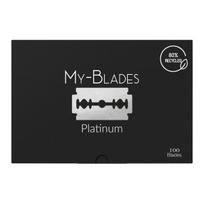 Mano ašmenys Double Edge Razor Blades Platinum Skustuvai 100 vnt.