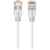 Ubiquiti UACC-Cable-Patch-EL-0.15M-W-24 Nano-thin patch cable with 2.5GbE and PoE++ support designed to show Etherlighting™ effects, Translucent booted RJ45 for optimal Etherlighting™ brightness, Outer diameter 2.5 mm