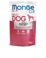 Monge Grill konservai šunims su jautiena,100 g : Pakuotė - 24x100 g