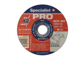 Diskas metalo pjovimo SPECIALIST+ PRO, 125x1x22 mm