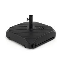 Užpildomas lauko skėčio stovas su ratukais ir rankena, 95 kg, iki 48 mm stiebui
