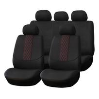 Automobilio sėdynės užvalkalas AMIO 04603 SC-03 black red