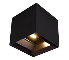 LED saulės sieninis šviestuvas su jutikliu LED/9W/3,7V 3000/4000/5000K IP65 2600mAh juodas