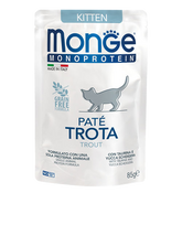 Monge Monoprotein konservai kačiukams su upėtakiu, 85 g