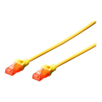 Digitus Patch cord | CAT 6 U-UTP | AWG 26/7 | Cable length: 2 m | Yellow | DK-1617-020/Y
