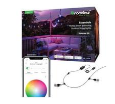 Nanoleaf Essentials Matter Smart Multicolour Outdoor String Lights Starter Kit 15m | 16M+ | NF084K02-20SLO