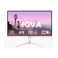 Arozzi | Nova | 24 " | IPS | 16:9 | 200 Hz | 1 ms | 1920 x 1080 pixels | 300 cd/m² | HDMI ports quantity 1 | Pink | AZ-NO-24T1K200-PNK