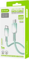 D-Fruit cable USB-C - USB-C DF161, light green | 50529