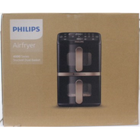 IŠPARDAVIMAS. Philips NA462/80 Airfryer 4000 Series Dual Basket, 10 L | Philips Airfryer, Dual Basket | NA462/80 4000 Series | Capacity 10 L | Power 2750 W | RapidAir | Silk White/Beige | PAŽEISTA PAKUOTĖ | NA462/80SO