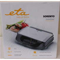 SALE OUT. ETA | 4 in 1 sandwich maker | ETA315190010 | 900 W | Number of plates 4 | Number of pastry 2 | Black/Stainless steel | DAMAGED PACKAGING