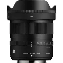 Sigma 15MM F1.4 DC Contemporary for Fujifilm X-Mount APS-C mirrorless wide-angle lens
