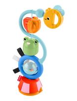Fisher-Price - Sensory Sounds High Chair Toy, Tray Activity For Baby Ages 3+ Months - Blokelių žaidimas - Marga / raštuota