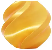 „BambuLab“ gija „Bambu Lab PLA Silk+“ 1,75 mm, 1 kg – komplekte su daugkartinio naudojimo ritė – „Gold“}