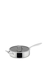 Dorre - Tractor Pan With Glass Lid 3-Ply 28 Cm Kfcc Ceramic Coating Gen 8 - Troškintuvas - Sidabro