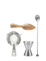 Dorre - Bar Accessories Measuring Cup, Bar Spoon, Strainer, Citrus Press - Plaktuvai ir kokteilių reikmenys - Sidabro