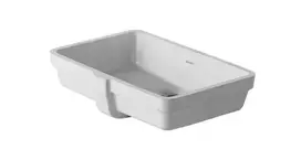 Duravit Vero - Įmontuojamas praustuvas 49x32 cm, su WonderGliss, Alpine White 03304800001
