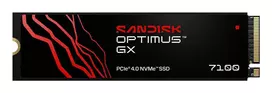 SSD|SANDISK|1200xTBW rating|MTBF 1750000 h|Read speed 7250MB/s|Write speed 6900MB/s|NVMe Yes|PCI Express 4.0|M.2|2000GB|SDSP71200TAN-000E0