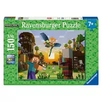 RAVENSBURGER vaikiška dėlionė Minecraft, 150 det., 12004177