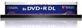 Verbatim DVD + R DL 8,5GB 8x 10 vienetų (V43666)