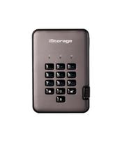 Kietasis diskas Dysk zewnętrzny SSD iStorage diskAshur Pro 2 1TB Pilka (IS-DAP2-256-1000-C-G)
