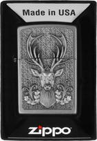 Zippo Deer 2004736 benzininis vėjui atsparus žiebtuvėlis