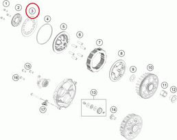 HUSQVARNA sankabos spyruoklinė plokštelė TC 65 '24-'25