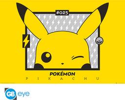Abysse Pikachu Wink Poster - Yellow - 91.5x61 cm