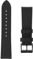 Fixed | Leather Strap with Quick Release 22mm for Smartwatch | Black