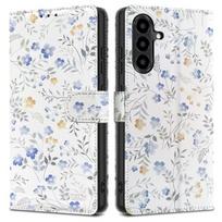 „samsung Galaxy A57 5g Wallet“ Dėklas – Spalvingos Gėlės