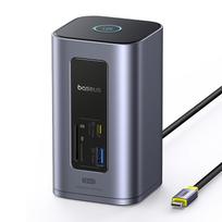 Hub 12-in-1 Doko Stotis: Usb-c, Usb-a, Hdmi, Rj45, Sd, Microsd, 4k, 60 Hz, Pd, 10Gb/s