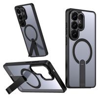 „samsung Galaxy S26 Ultra“ Dėklas Su Stovu „hybrid Armor X Magsafe“ – Juodas