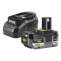 Akumuliatoriaus ir kroviklio rinkinys RYOBI RC18120B-140XF40, 18 V, 4,0 Ah Li-ion