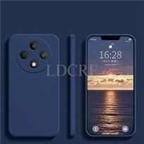 Dėklas OPPO Reno 12 F, skysto silikono dangtelis Reno 12F 12 Pro dėklas, TPU minkštos gumos apsauginis telefono dėklas, Reno 12 F dangtelis Reno 12 F mėlyna