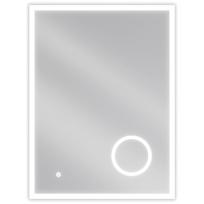 Mexen Kala apšviestas vonios veidrodis su kosmetiniu veidrodėliu 60 x 80 cm, LED 6000K, priešrūko danga