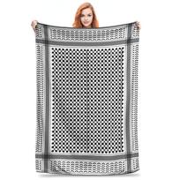 The modern great keffiyeh Blankets Breathable Fleece Sofa Throw Blanket for Couch Bedding Travel Throws Bedspread Quilt 30x40in